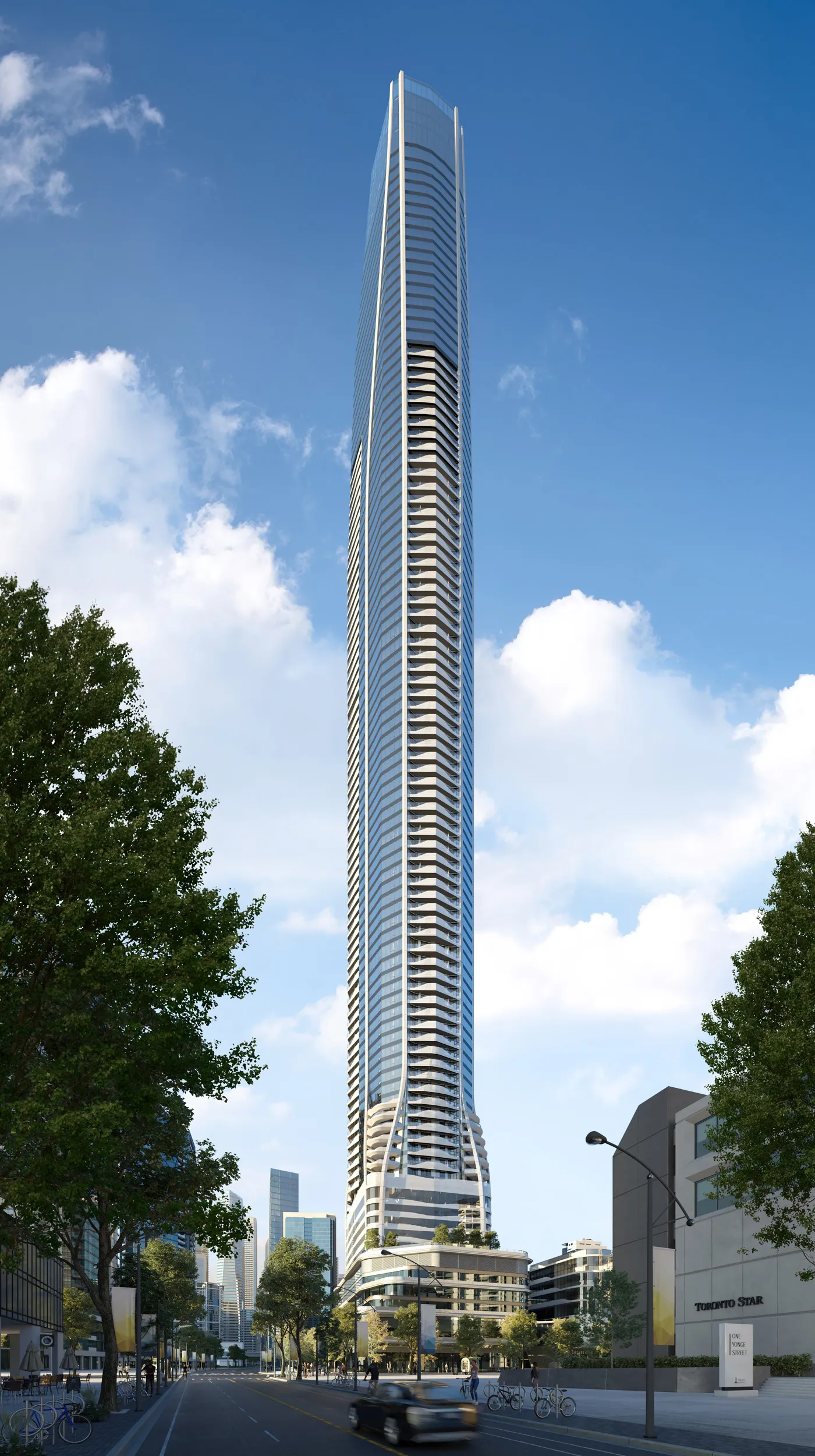 SkyTower at Pinnacle One Yonge, Toronto skyline